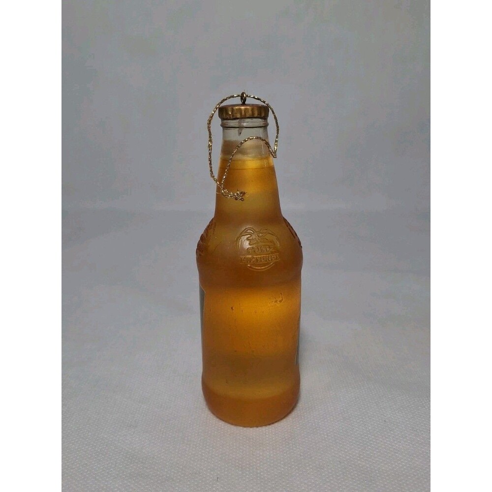 Vintage 5" Miller Genuine Draft 1999 Acrylic Christmas Ornament Rare Beer Bottle - Picture 2 of 8